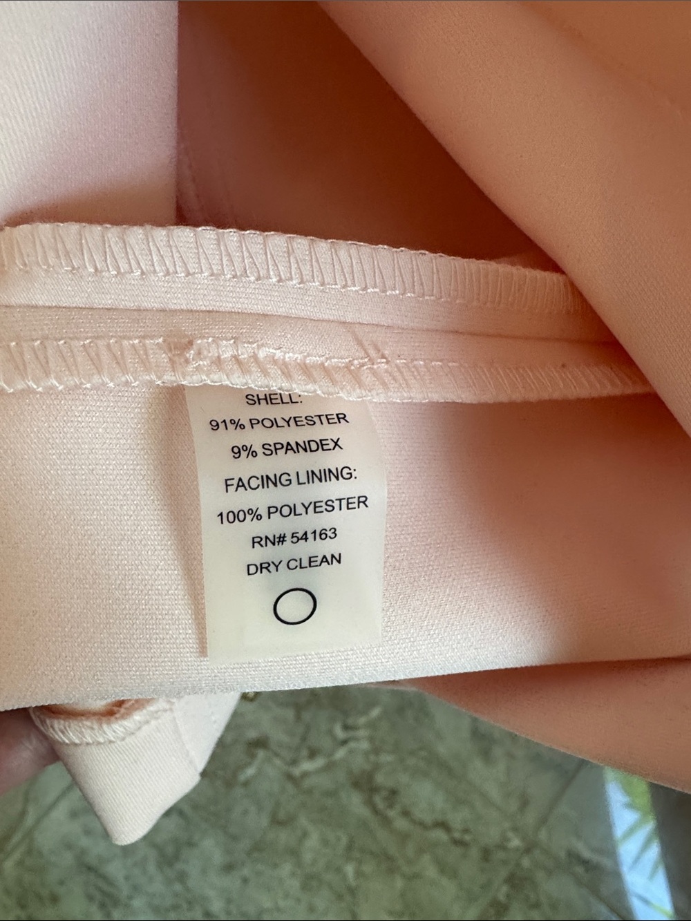 Tommy Hilfiger Light Pink Scuba Sleeveless Zip-Front Dress with Belt - Picture 6 of 8